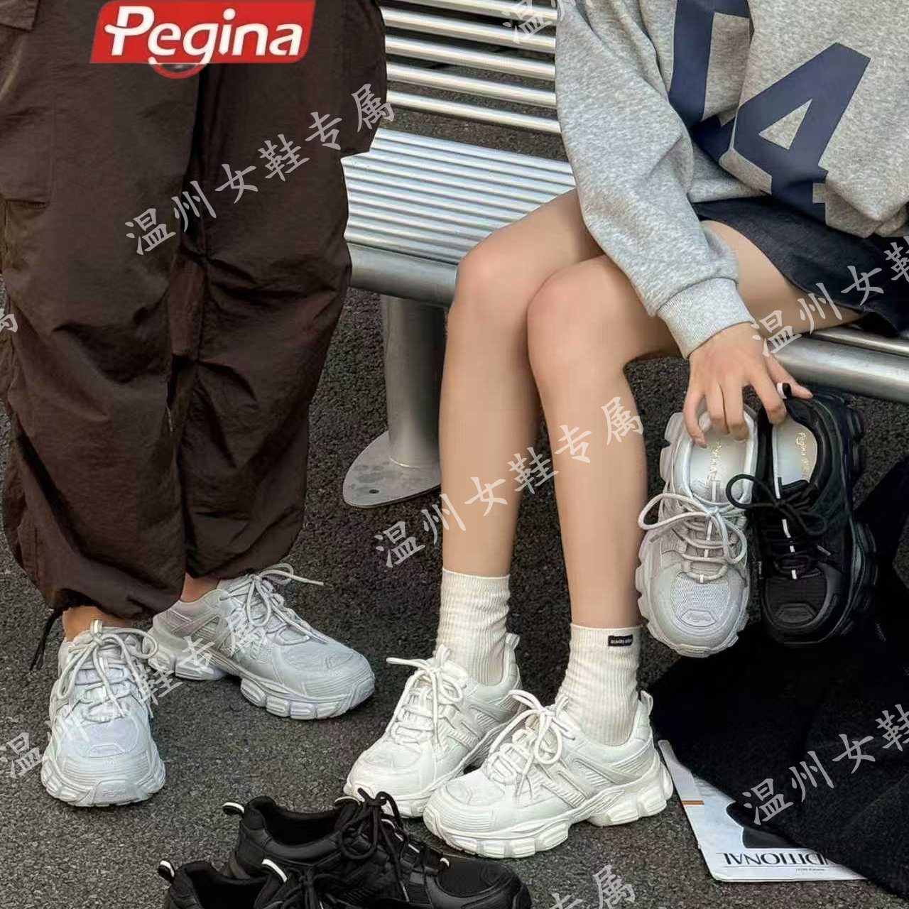 镇店之宝黑将军第12代全新升级版2026新款休闲百搭运动老爹女鞋子图片