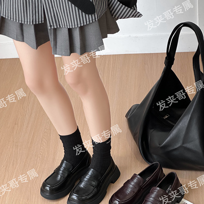 2026新款复古厚底乐福鞋