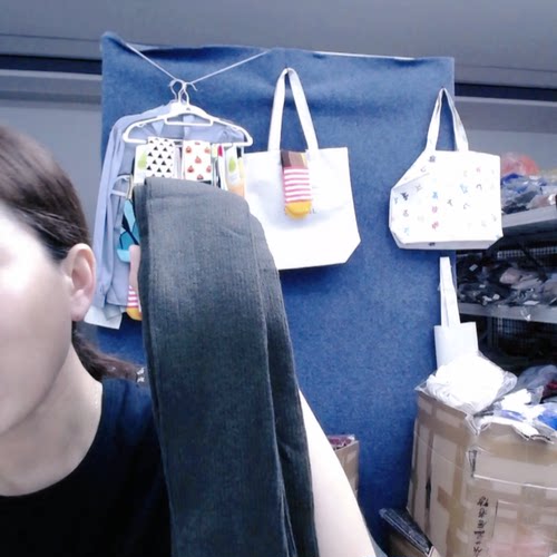 508-灰绿色羊绒连脚打底裤2条