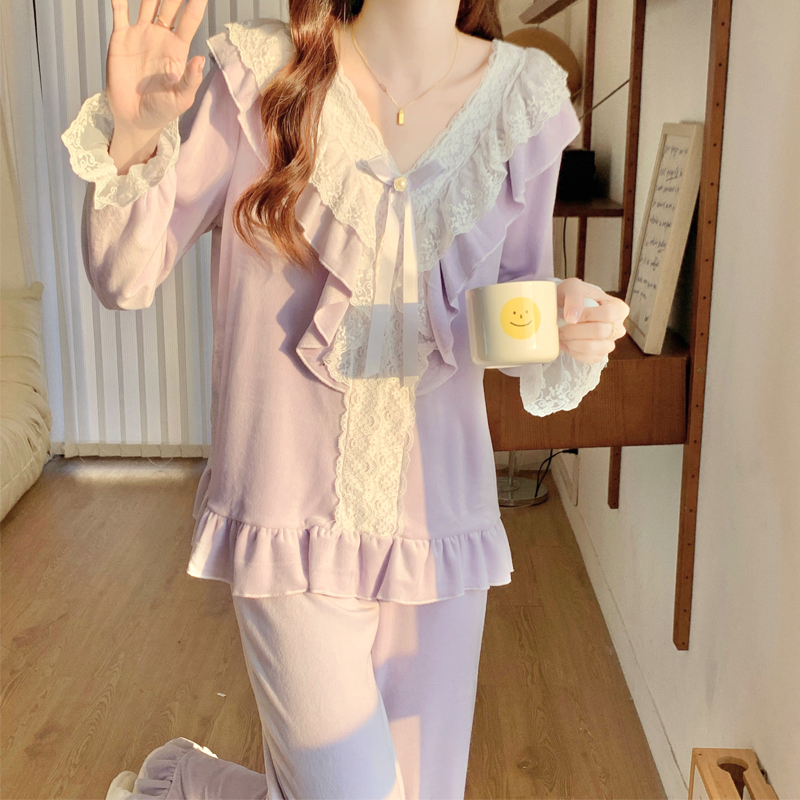 蕾丝花边甜美可爱风女