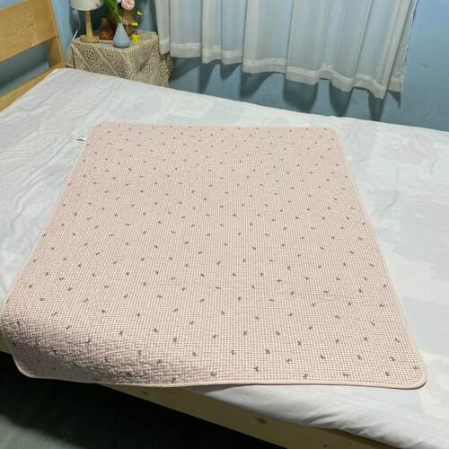 隔脏垫双面纯棉隔脏垫姨妈期床单保护垫夹棉床盖经期垫透气可机洗
