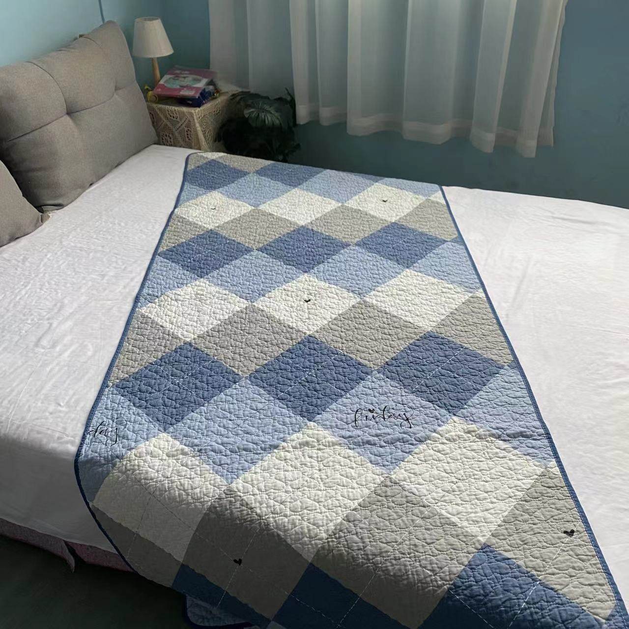 双面纯棉隔脏垫防油防汗床盖