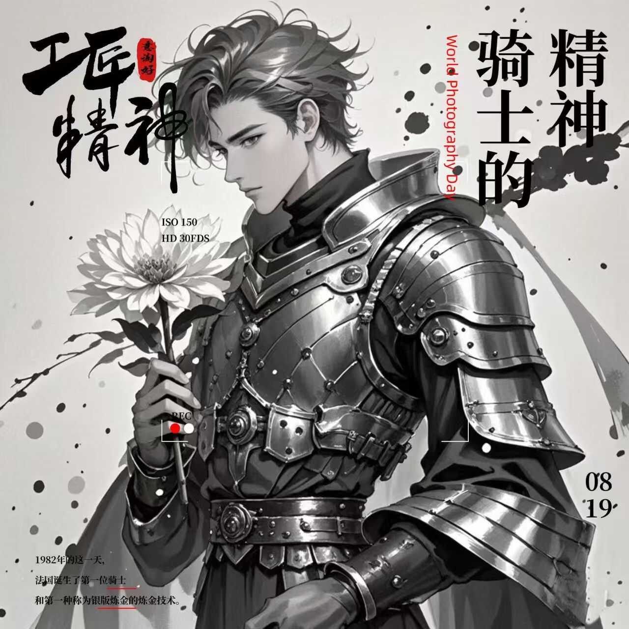 漫周边骑士精神S925银吊坠意淘好