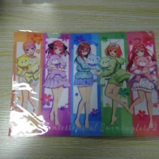 ZG 五等分的花嫁五等分的新娘日版A4文件夹 四叶三玖二乃五月一花
