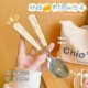 可爱奶酪勺子叉子餐具套装 吃饭高颜值不锈钢勺子食品级家用甜品勺