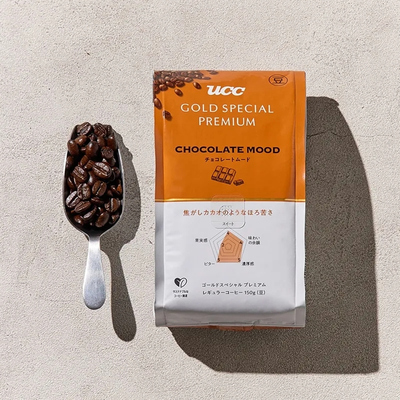 日本本土UCC黄金特级系列巧克力咖啡豆150G