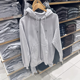 日本优衣库代买秋季男女兼用纯棉常规版连帽卫衣479800/475380