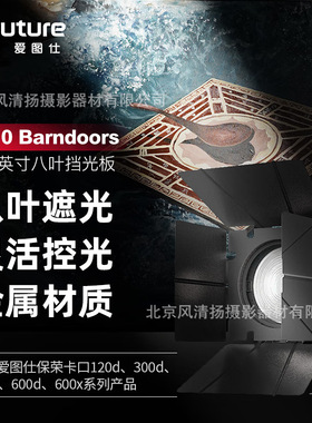 爱图仕（Aputure） F10 Barndoors 八页挡光板 摄影补光遮菲遮光
