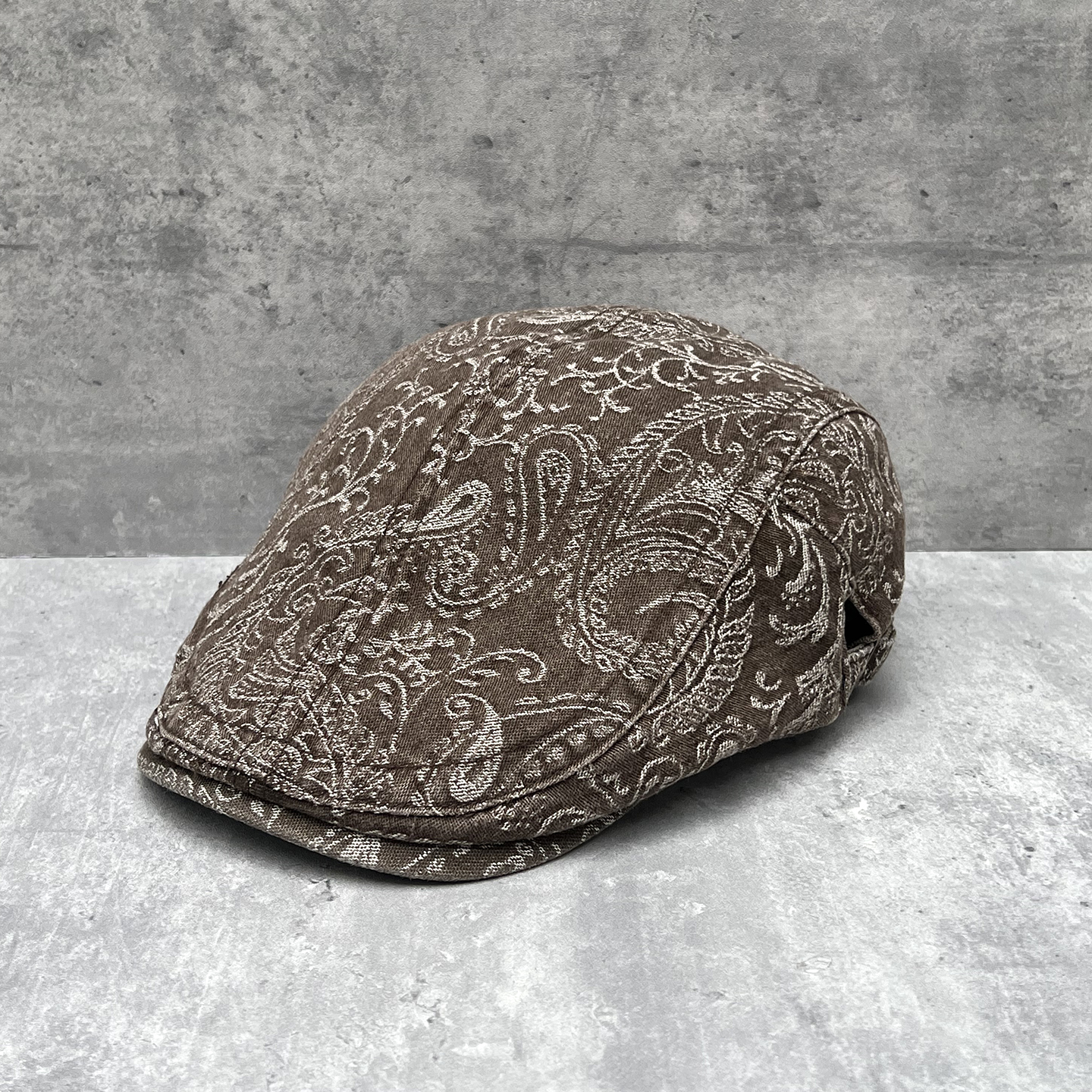 25新款秋冬复古提花前进帽小众款