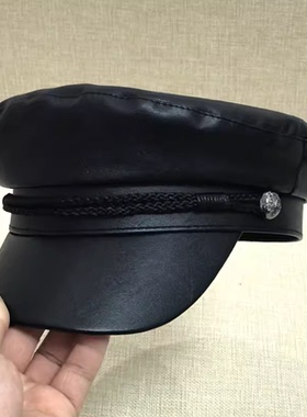 清仓不tui换秋冬季毛呢平顶帽鸭舌帽男女韩版潮出游百搭保暖帽子