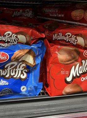 新西兰代购直邮griffins棉花糖夹心巧克力派泡芙美味零食4件包邮