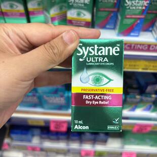 新西兰代购思然Systane Ultra眼药水加强款无防腐剂隐形眼镜