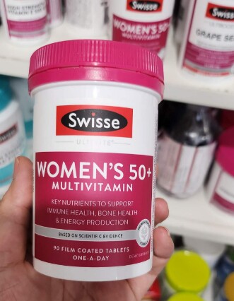新西兰直邮Swisse女士50+中老年人复合维生素片 90片