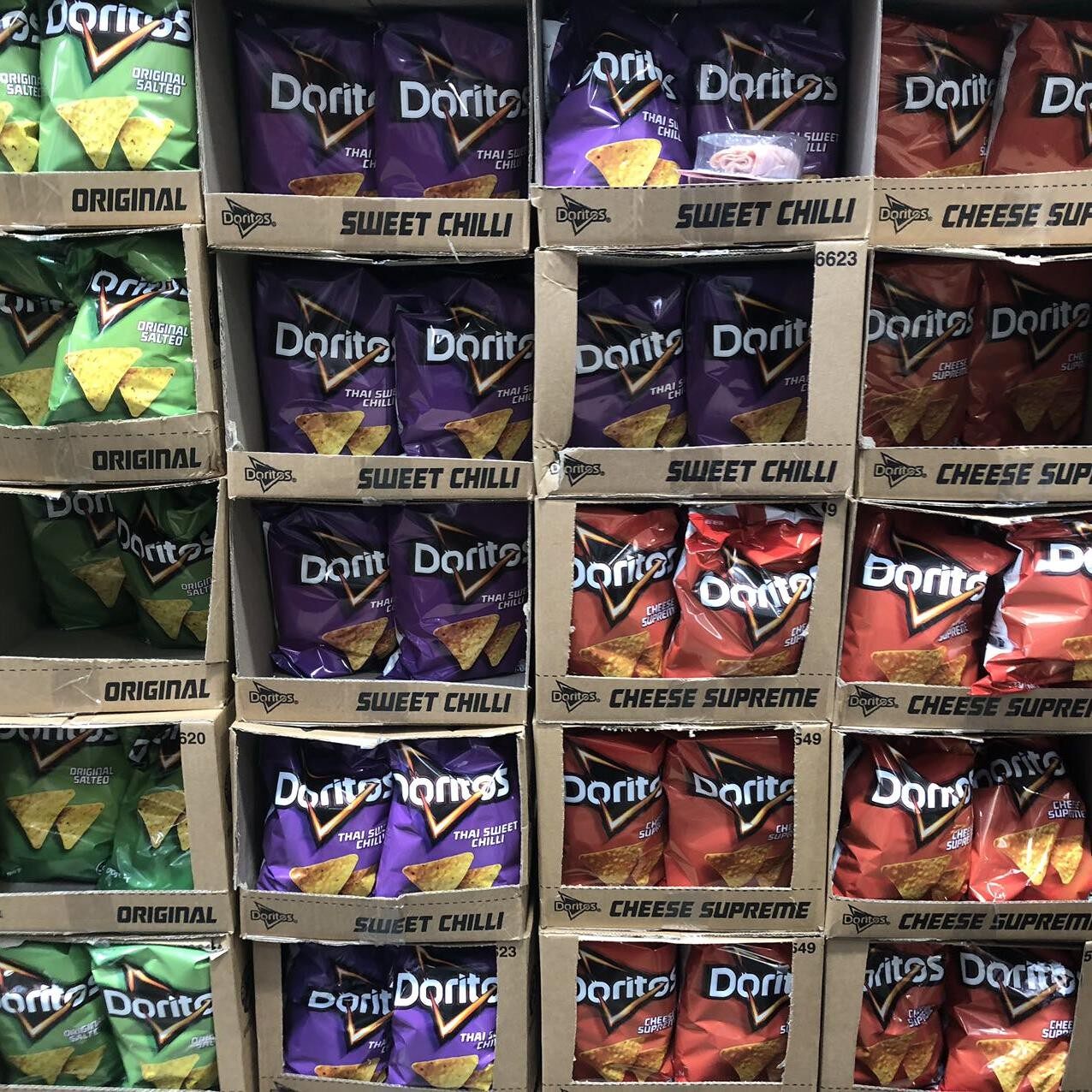 新西兰直邮力多滋Doritos超浓芝士味玉米片休闲零食4包包邮