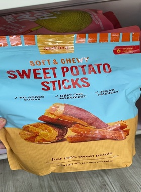 新西兰直邮Snak Yard  红薯干地瓜干480g 6独立小包装