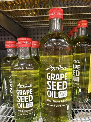 新西兰直邮Azalea Grape seed Oil意大利100%纯葡萄籽油高抗氧化