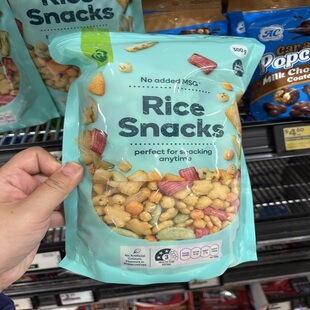 新西兰直邮Woolworth 脆脆 大米零食 看剧零食300g 4件包邮
