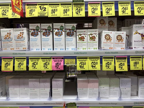 新西兰直邮Clinicians科立纯儿童钙 补脑鼻喷雾免疫力VD 3件包邮