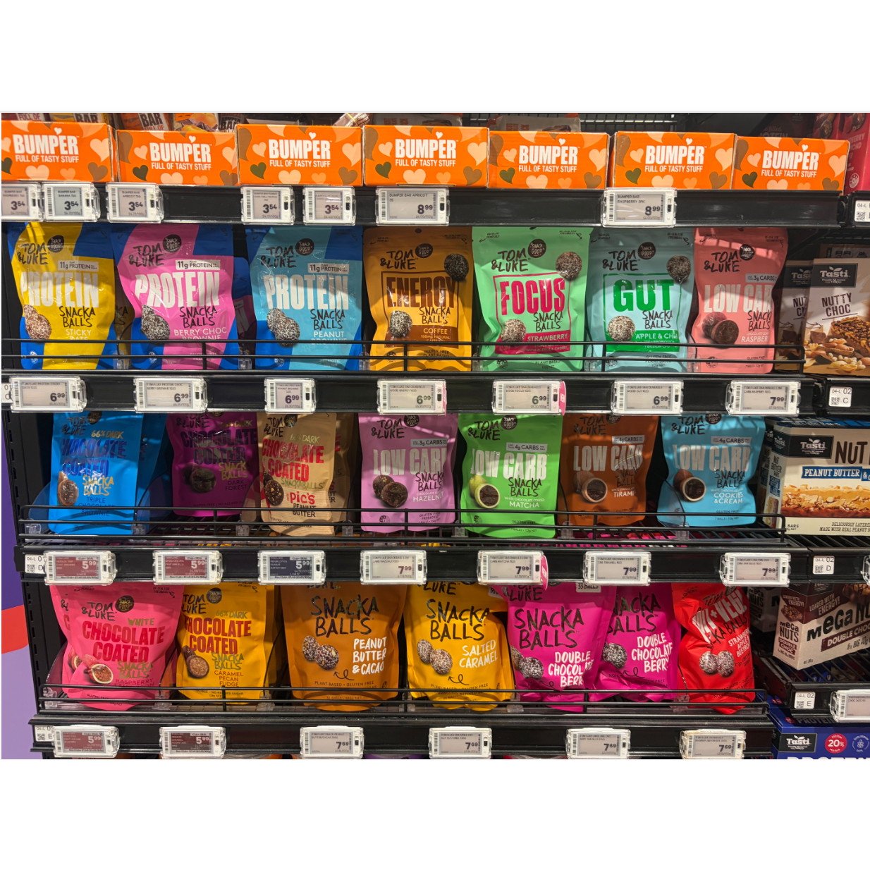 新西兰直邮Tom&Luke Snackball零食球夹心巧克力球高纤维低脂低糖