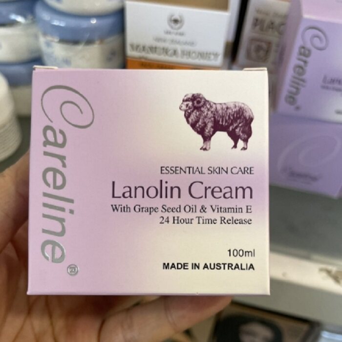 新西兰直邮Careline 柯蓝 绵羊油 100ml 24小时长效滋润保湿