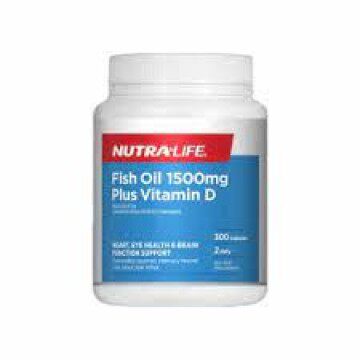 新西兰直邮大包装更优惠 |NutraLife纽乐深海鱼油1,500mg+VD300粒