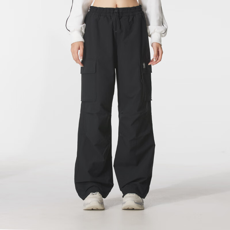 MLB情侣同款工装阔腿长裤