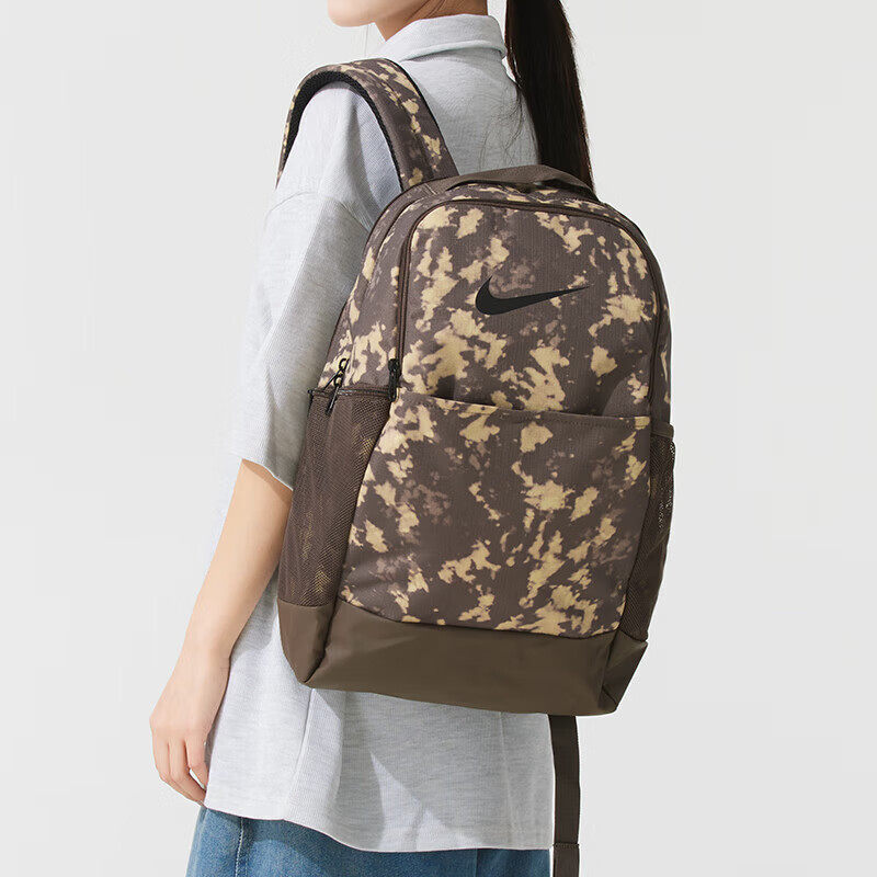 NIKE耐克男女同款出行电脑包书包大容量运动休闲包双肩背包HJ8244