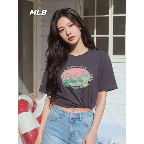 MLB女子复古印花凉感T恤