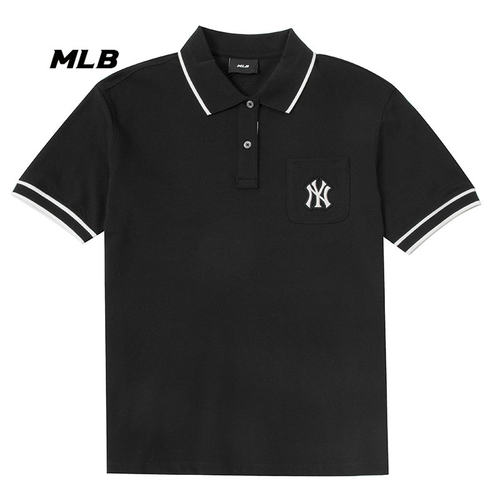 MLB男女款短袖T恤运动翻领POLO衫