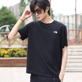 运动户外棉涤吸湿速干T恤89QV 春夏季 TheNorthFace北面短袖 男款
