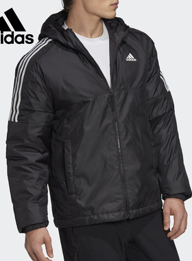 Adidas阿迪达斯棉服男款25秋冬新款户外防风保暖运动外套GH4601