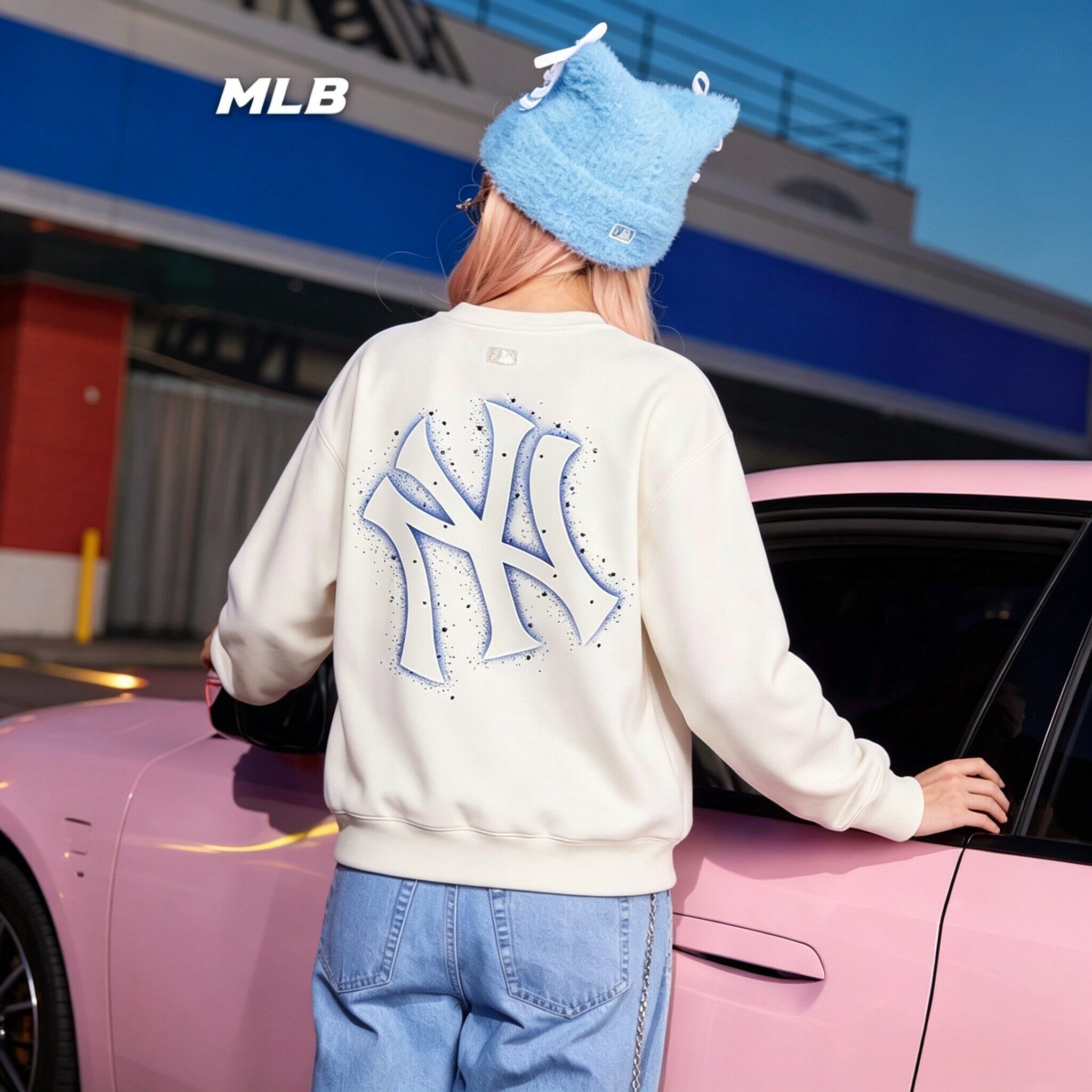 MLBNY星光秋冬圆领卫衣男女