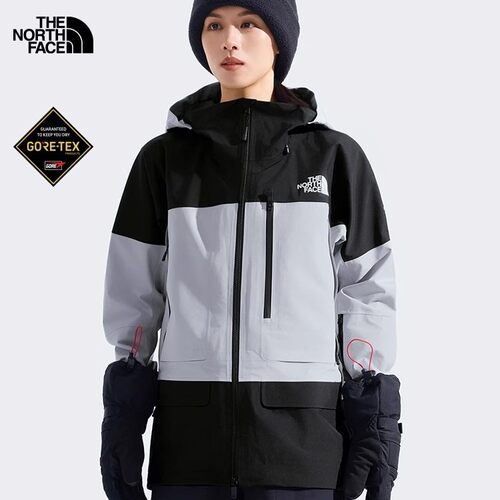 北面冲锋衣女防水硬壳滑雪服外套