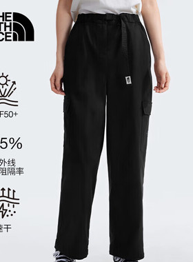 The North Face北面速干长裤女秋冬户外舒适透气裤防晒休闲裤8AHN