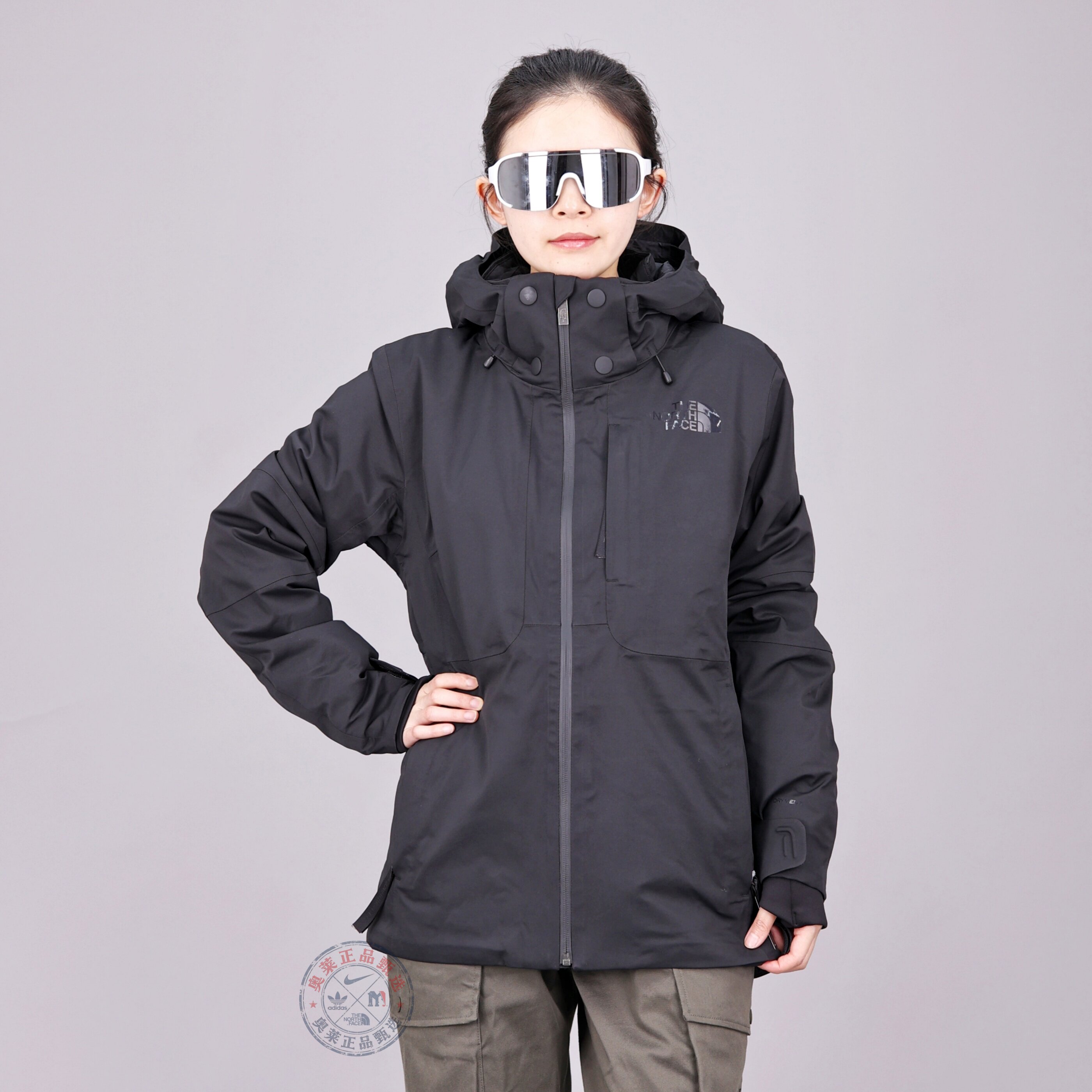 【正品】北面防水滑雪服棉服
