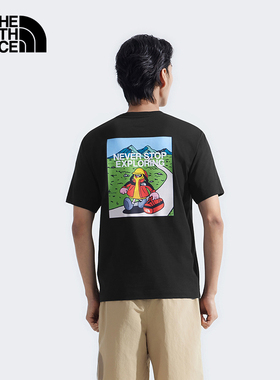 TheNorthFace北面短袖男女TDC印花FLASHDRY高效速干科技T恤8GZ2