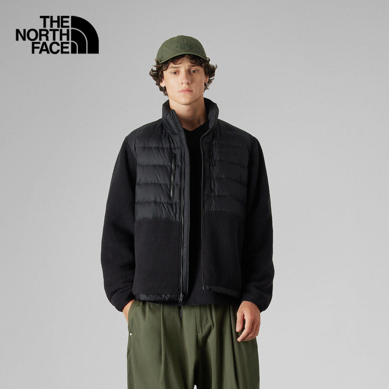 TheNorthFace北面ICON抓绒外套男秋冬运动户外鹅绒保暖羽绒服8D0U
