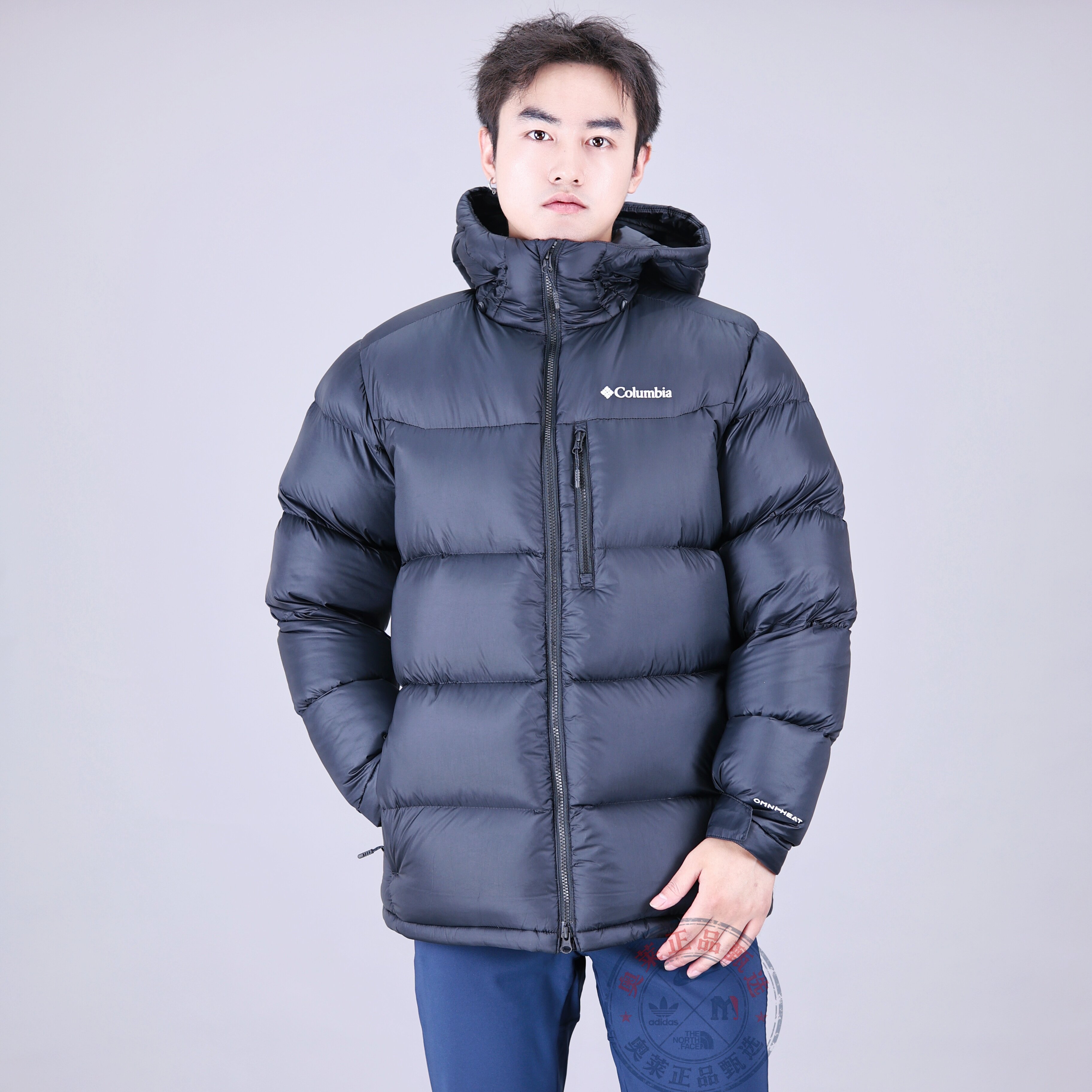 Columbia哥伦比亚男士金点羽绒服25秋冬新款拒水700蓬外套WM3592