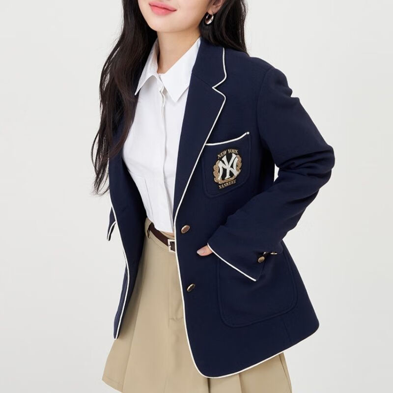 MLB夹克女款运动美式学院风外套