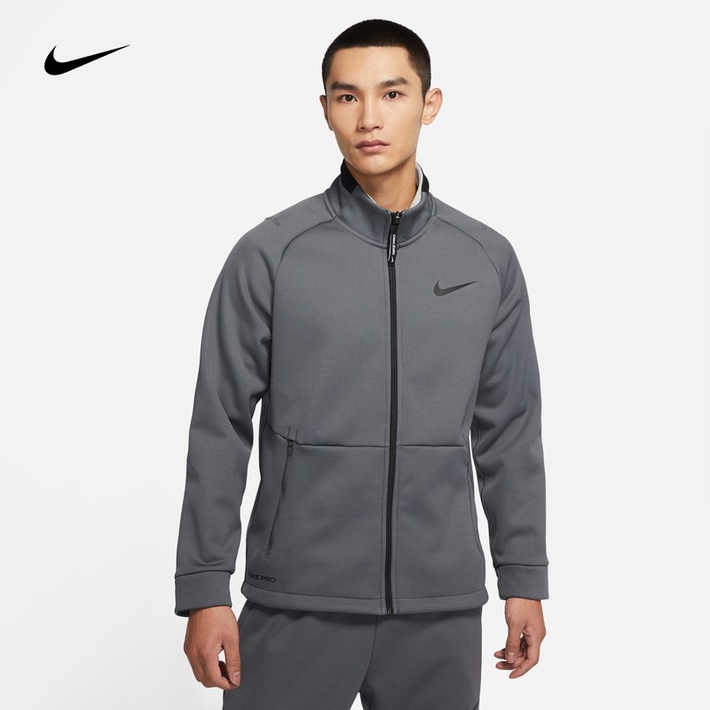 NIKE耐克男外套时尚潮流长袖上衣加绒保暖立领运动休闲夹克DM5941