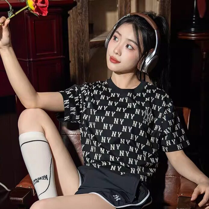 MLB美职棒NY老花女短袖T恤