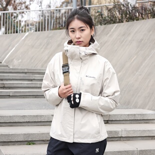 Columbia哥伦比亚冲锋衣女26春夏新品 户外防水透气防风夹克WR0533