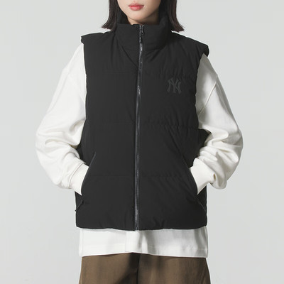 MLB男女情侣时尚简约羽绒马甲