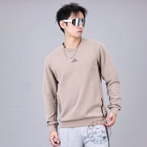 阿迪达斯男子休闲运动圆领卫衣