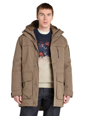 Timberland添柏岚25秋冬新款男户外保暖加厚中长羽绒服外套A6NF7