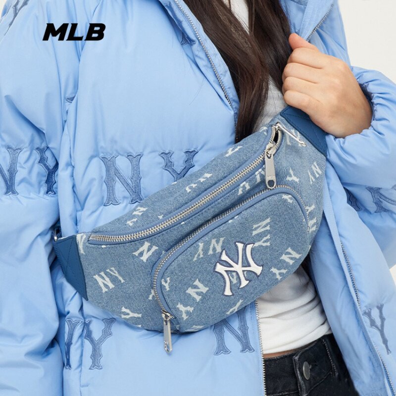 MLB男女情侣斜挎包单肩胸包腰包