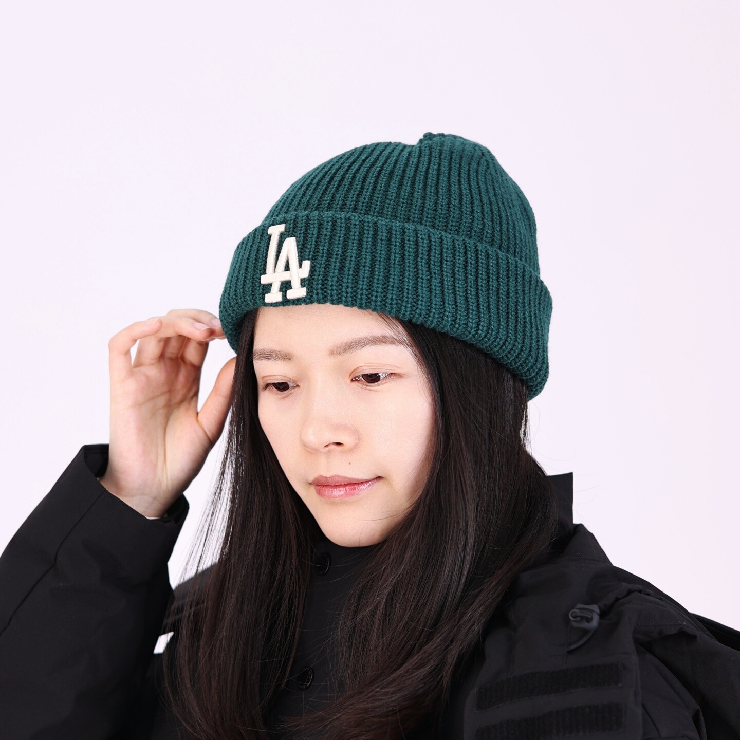 MLB针织帽男女毛线帽情侣25秋冬新款NY运动保暖时尚针织休闲帽