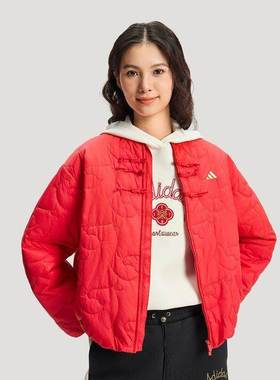 Adidas阿迪达斯外套女26马年新中式运动棉服KH2664/KS0629/KS0630