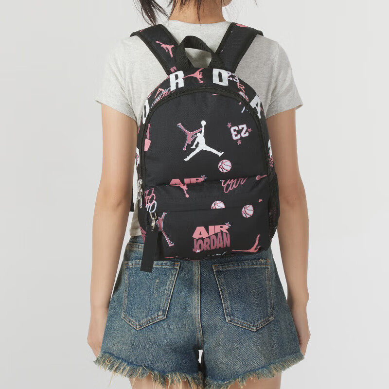 NIKE耐克儿童背包时尚书包旅游出行运动包休闲双肩包JD2443016TD