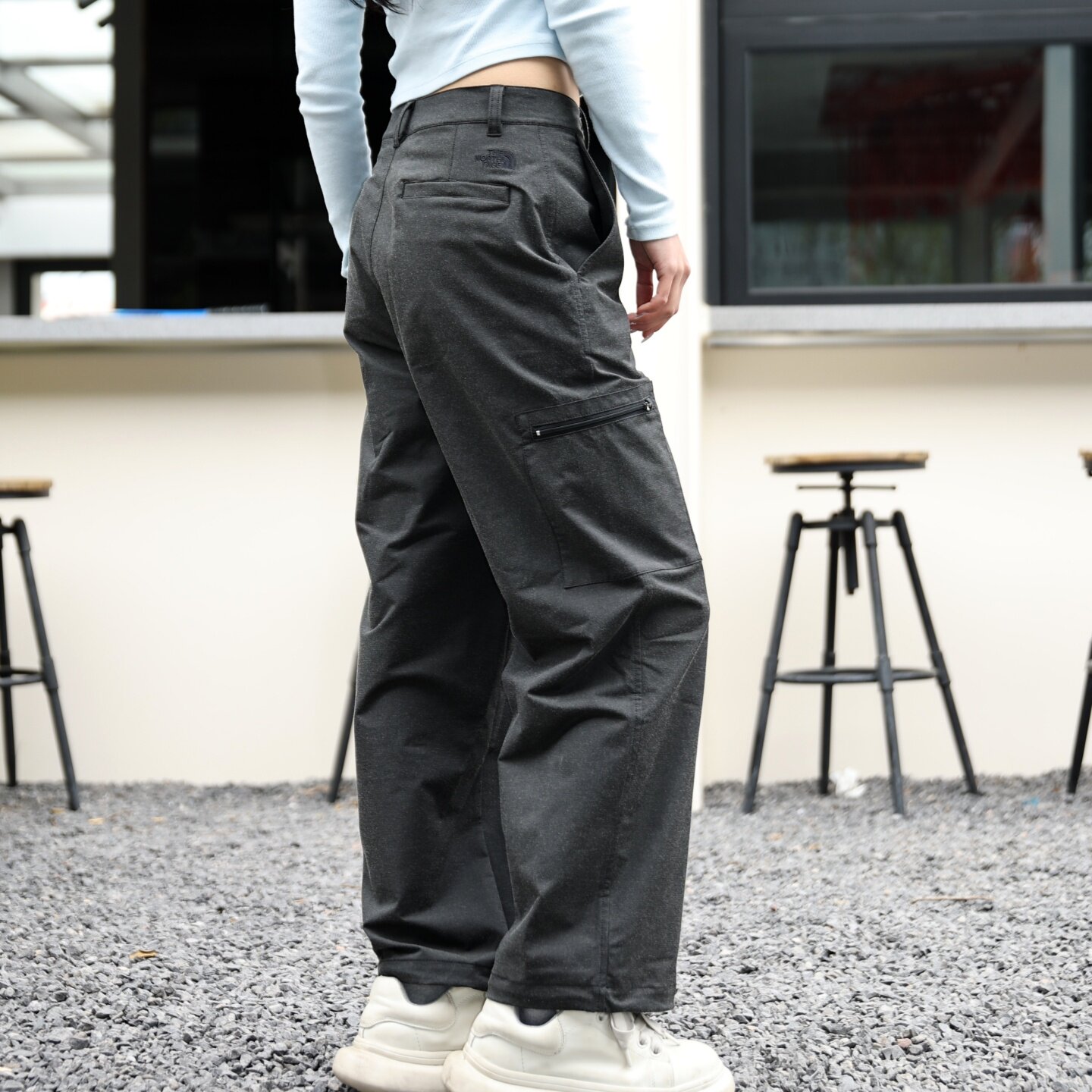 北面女防泼水运动休闲登山长裤